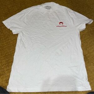 Marine Serre Half Moon International White Line Shirt Large